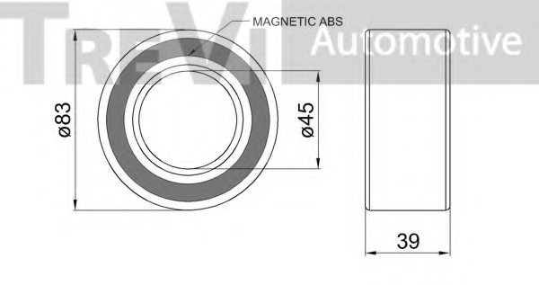 TREVI AUTOMOTIVE WB2199 Wheel Bearing Kit